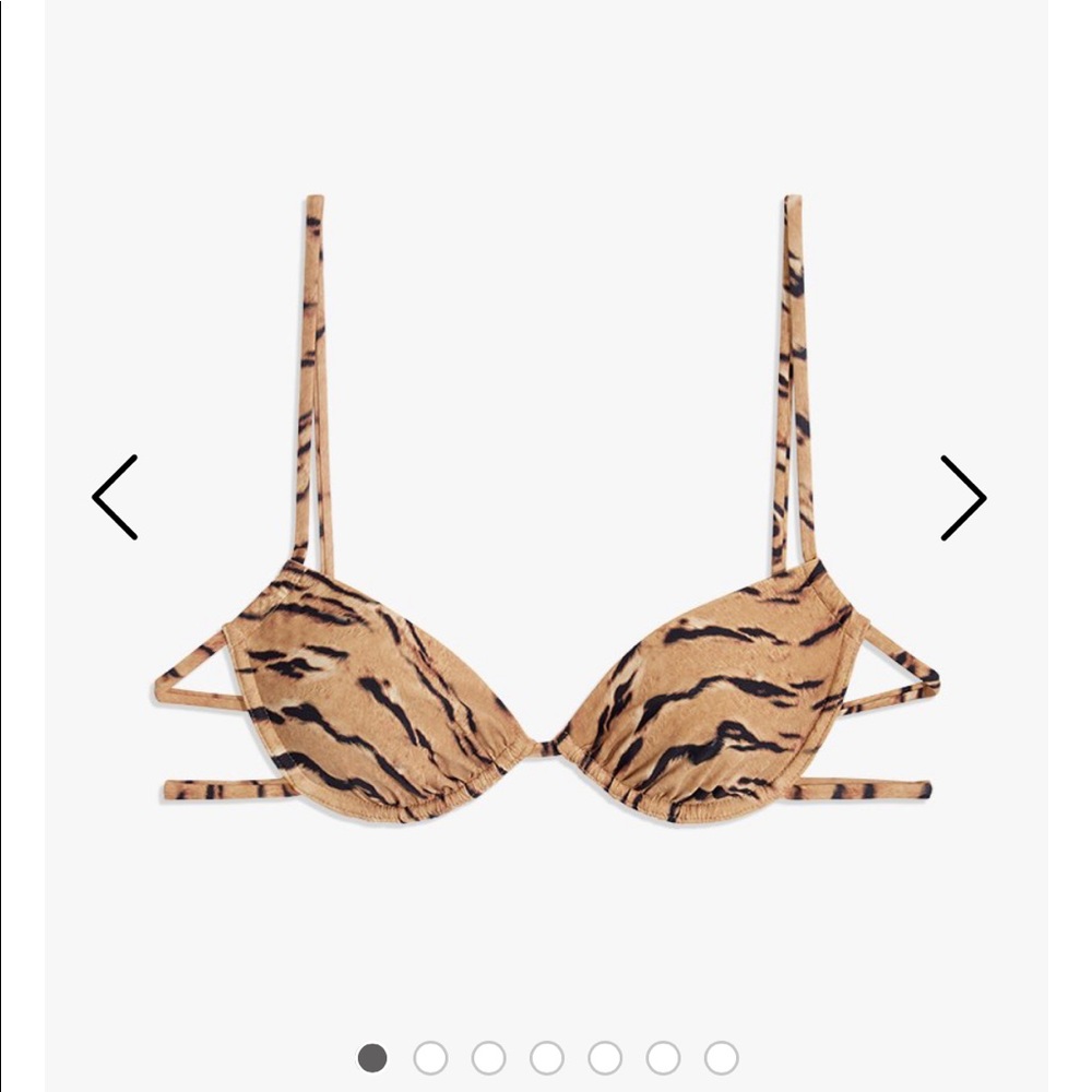 Weworewhat ruched underwire bikini top